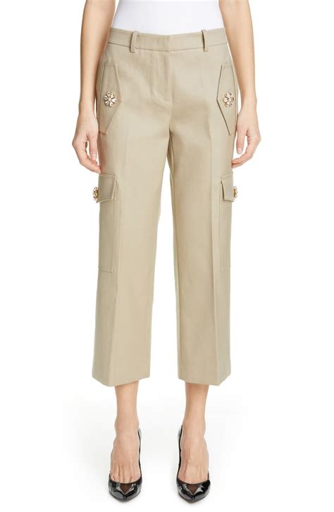 michael michael kors cropped cargo pants